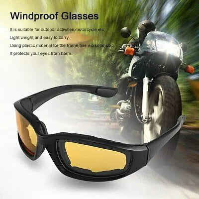 Wraparound Protective Riding Glasses